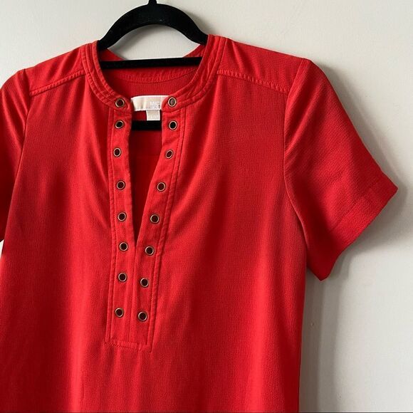 Michael by Michael Kors Burnt Orange Shift Dress - Picture 4 of 10